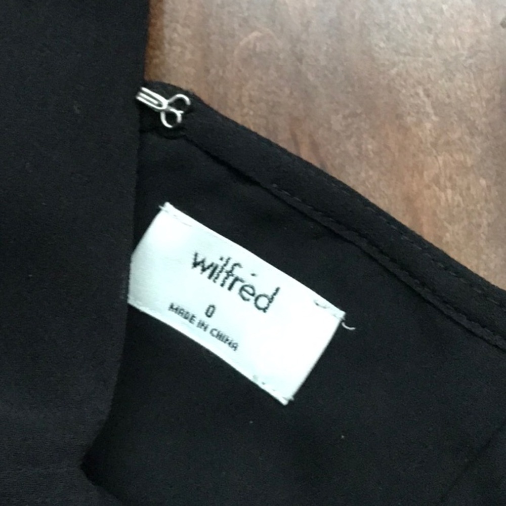 Aritzia Black Midi Dress with Spaghetti Straps - Picture 7 of 10
